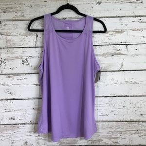 Champion NWT purple vetted mesh tank